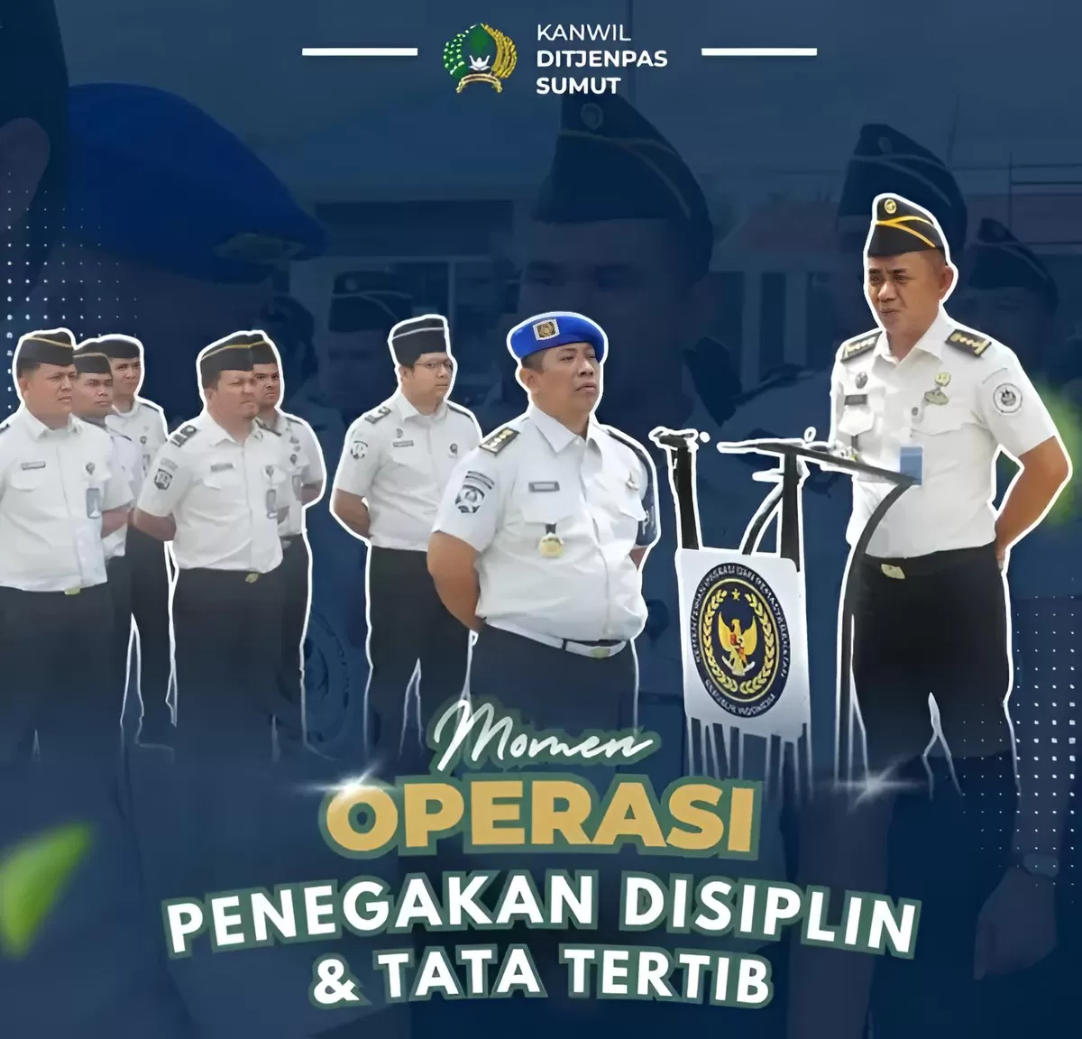 Kabid PPK Internal dan Kabid PPK Ditjenpas Sumut Saat OPDISTIB