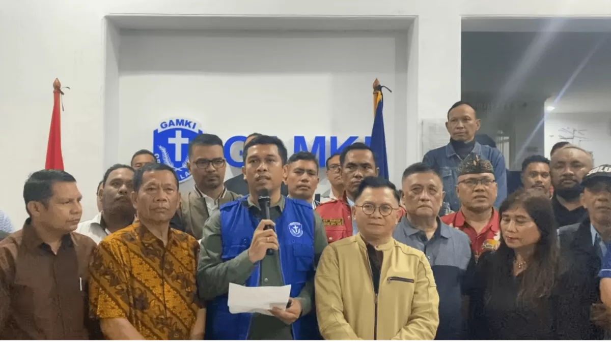 GAMKI menggelar konferensi pers bersama berbagai organisasi (Foto: GAMKI