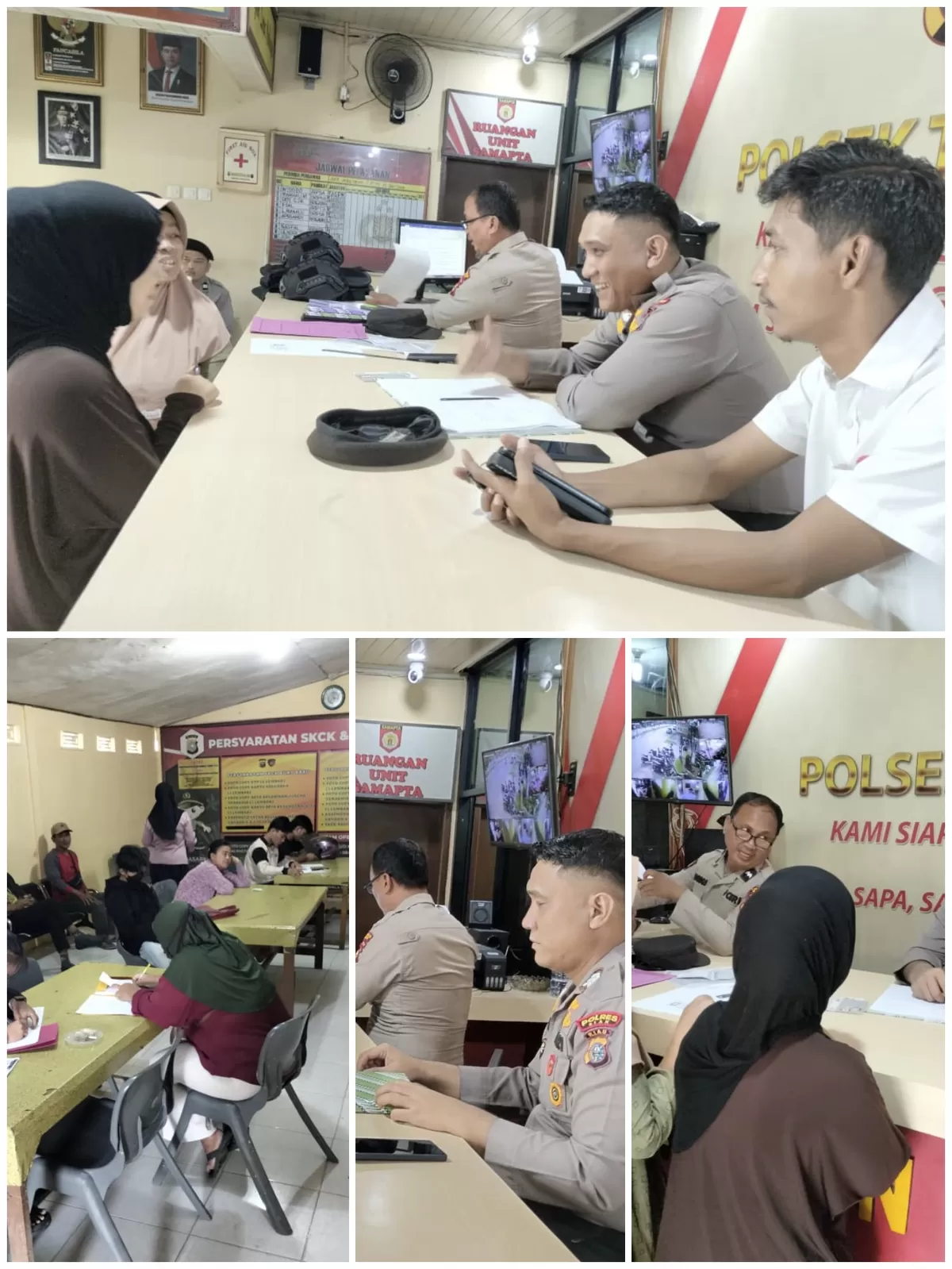 Polsek Tualang Maksimalkan Pelayanan Prima, Pembuatan Laporan Gratis dan Humanis