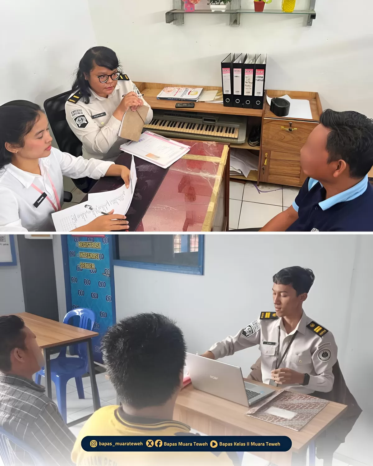 PK Bapas Muara Teweh Bersama Klien