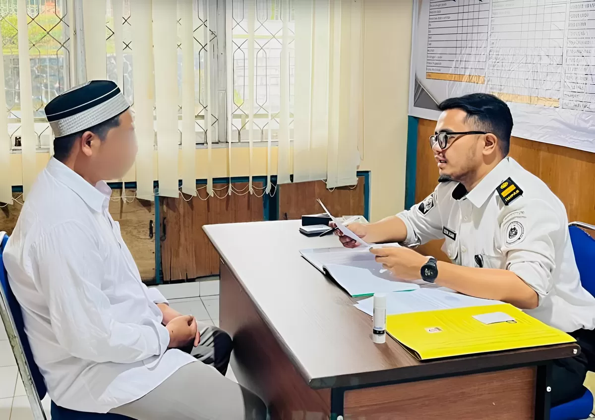 PK Bapas Muara Teweh Bersama Klien Wajib Lapor