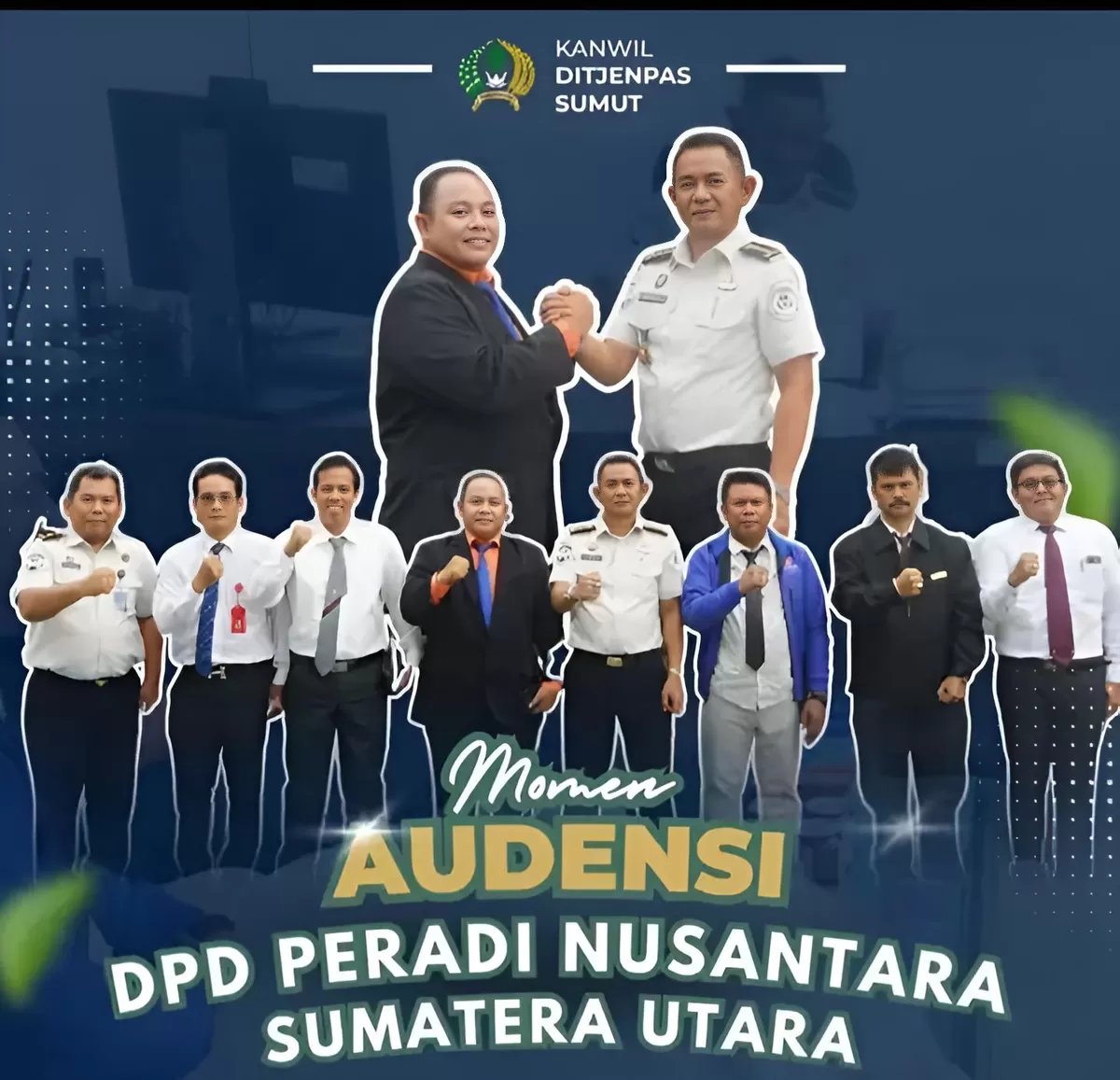 Kabid PP Ditjenpas Sumut dan Jajaran Bersama DPD Peradi Nusantara