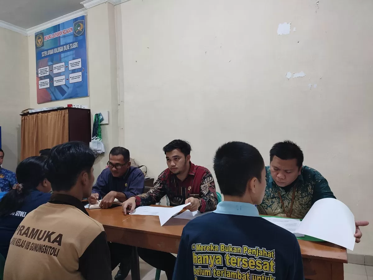 WBP Lapas Gunungsitoli Bersama Hakim Pengawasan dan Pengamat 