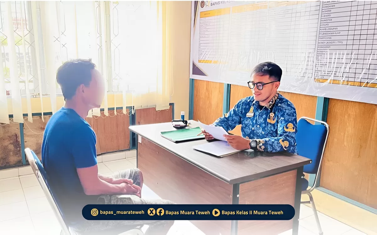 PK Bapas Muara Teweh Bersama Klien Pemasayarakatan
