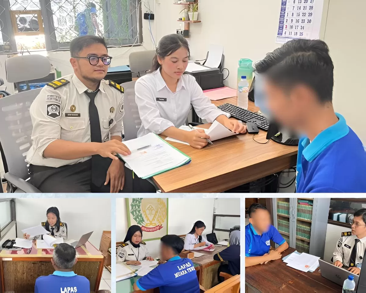 PK Bapas Muara Teweh Bersama Klien Pemasayarakatan
