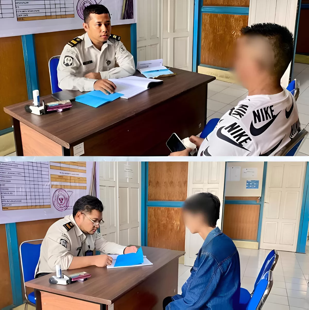 PK Bapas Muara Teweh Bersama Klien Wajib Lapor