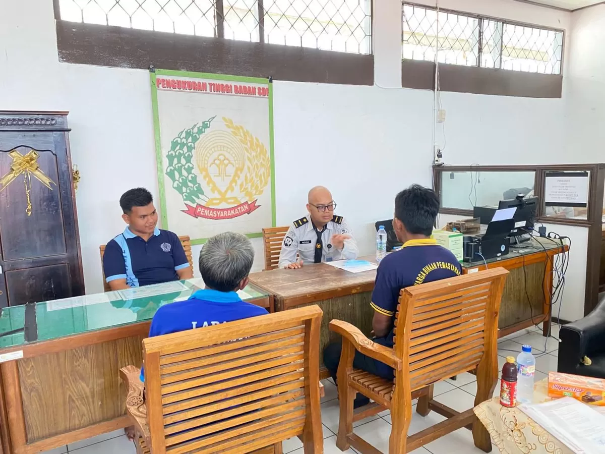 PK dan APK Bapas Muara Teweh Saat Kegiatan Litmas