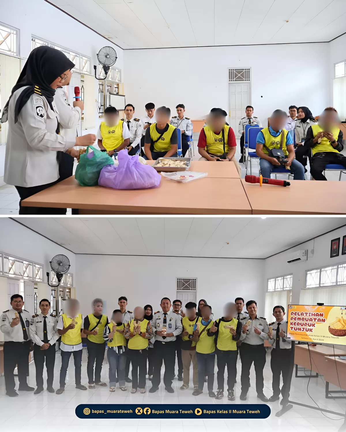 Kabapas Muara Teweh dan Jajaran Bersama Klien Pemasayarakatan