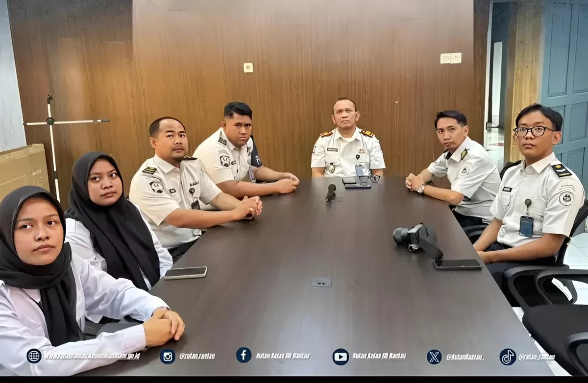 Karutan Rantau dan Jajaran Saat Mengikuti Pengarahan Ditjenpas