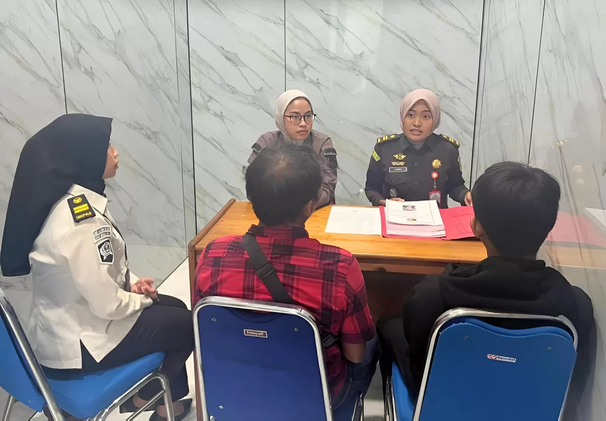 PK Bapas Muara Teweh Saat Pendampingan ABH