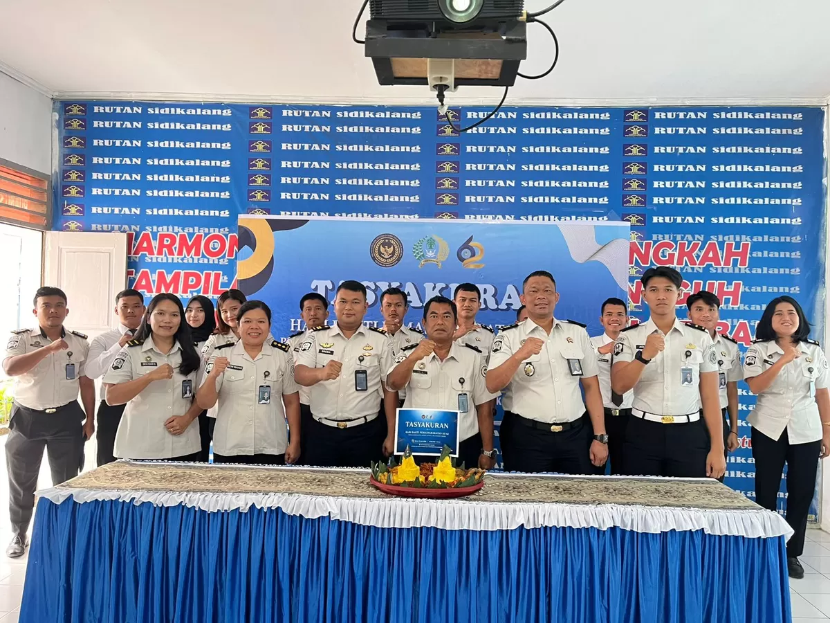 Petugas Sidikalang Saat Tasyakuran HBP ke-62