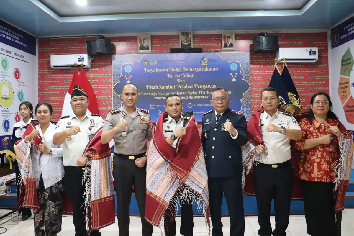 Kalapas Rantauprapat Saat Pisah Sambut Pejabat Eselon IV