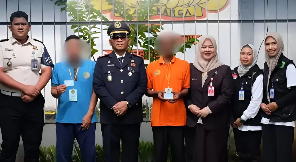 Karutan Rantau dan Jajaran Bersama Pihak Disdukcapil Tapin Serta Warga Binaan