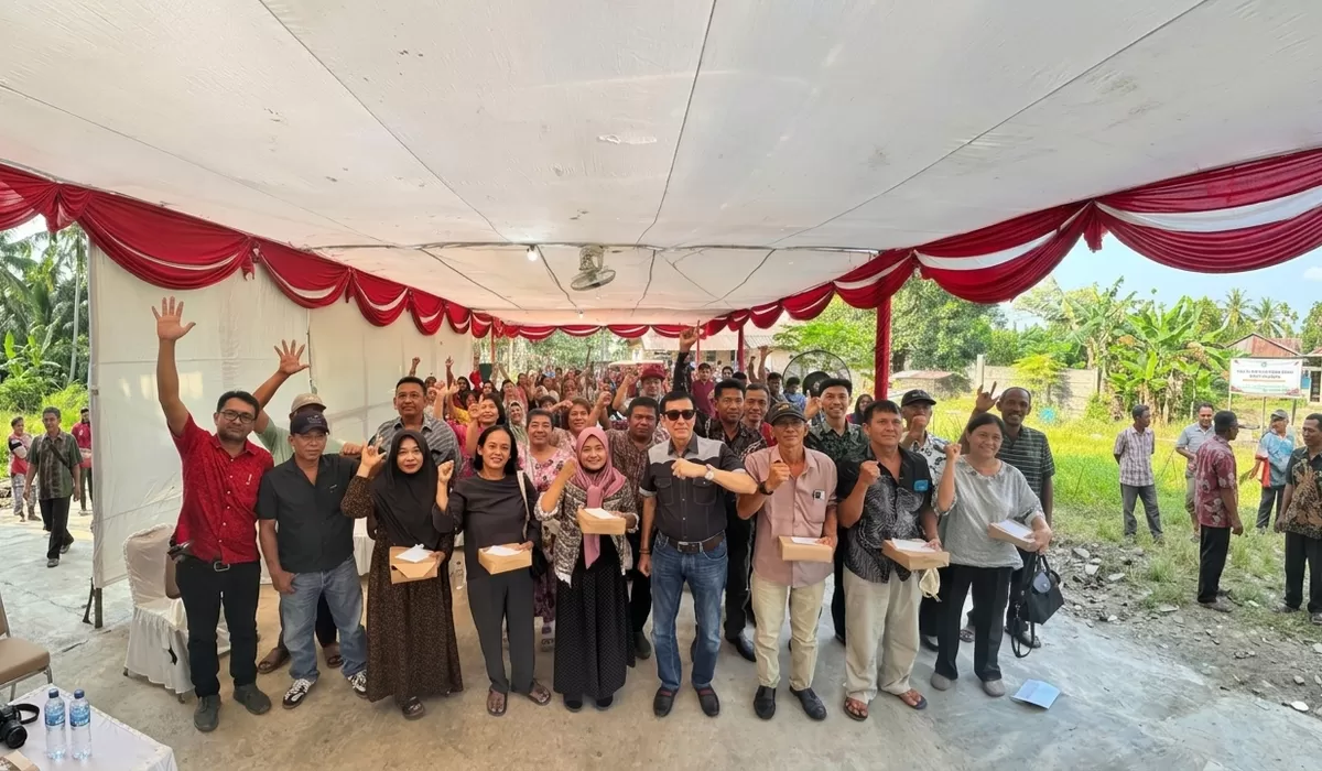 Prof Yasonna Hamonangan Laoly ketika turun ke Kabupaten Deli Serdang  (Istimewa)