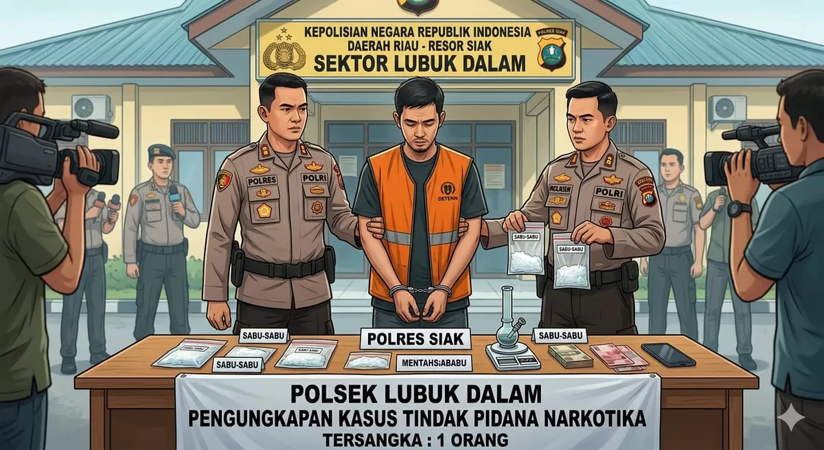Seorang Pria di Tasik Seminai, Hasil Pengembangan tersangka yang di Amankan di Polsek lubuk dalam sebelumnya