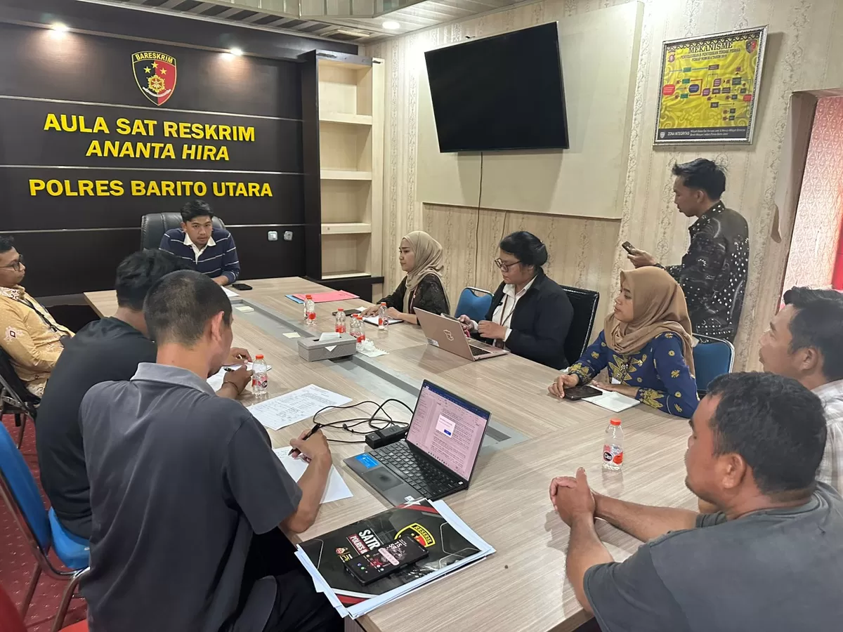 PK Bapas Muara Teweh Saat Pendampingan ABH