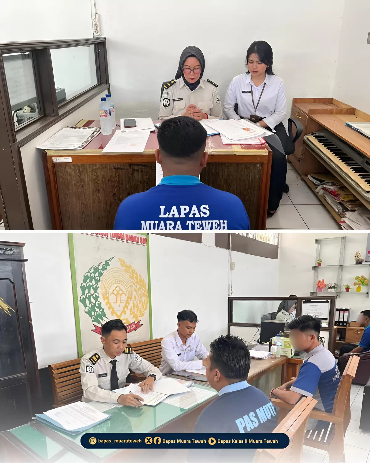 PK Bapas Muara Teweh Saat Penggalian Data WBP