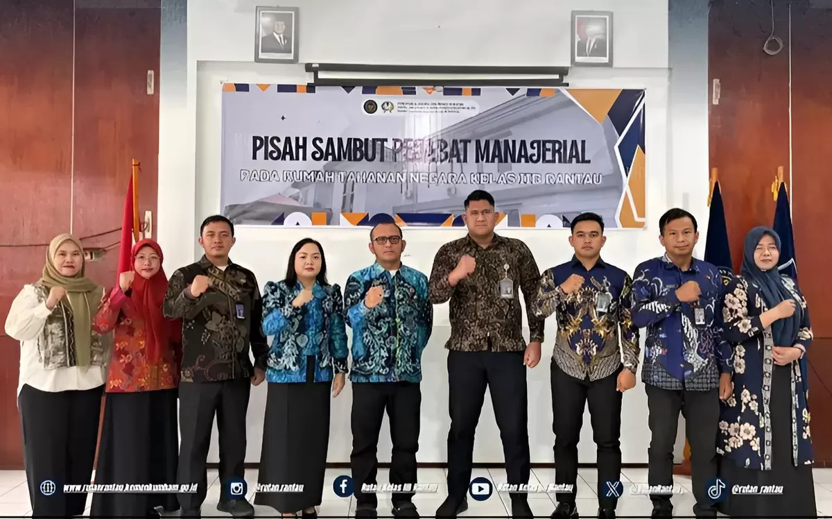 Karutan Rantau dan Jajaran Saat Pisah Sambut Pejabat Manajerial