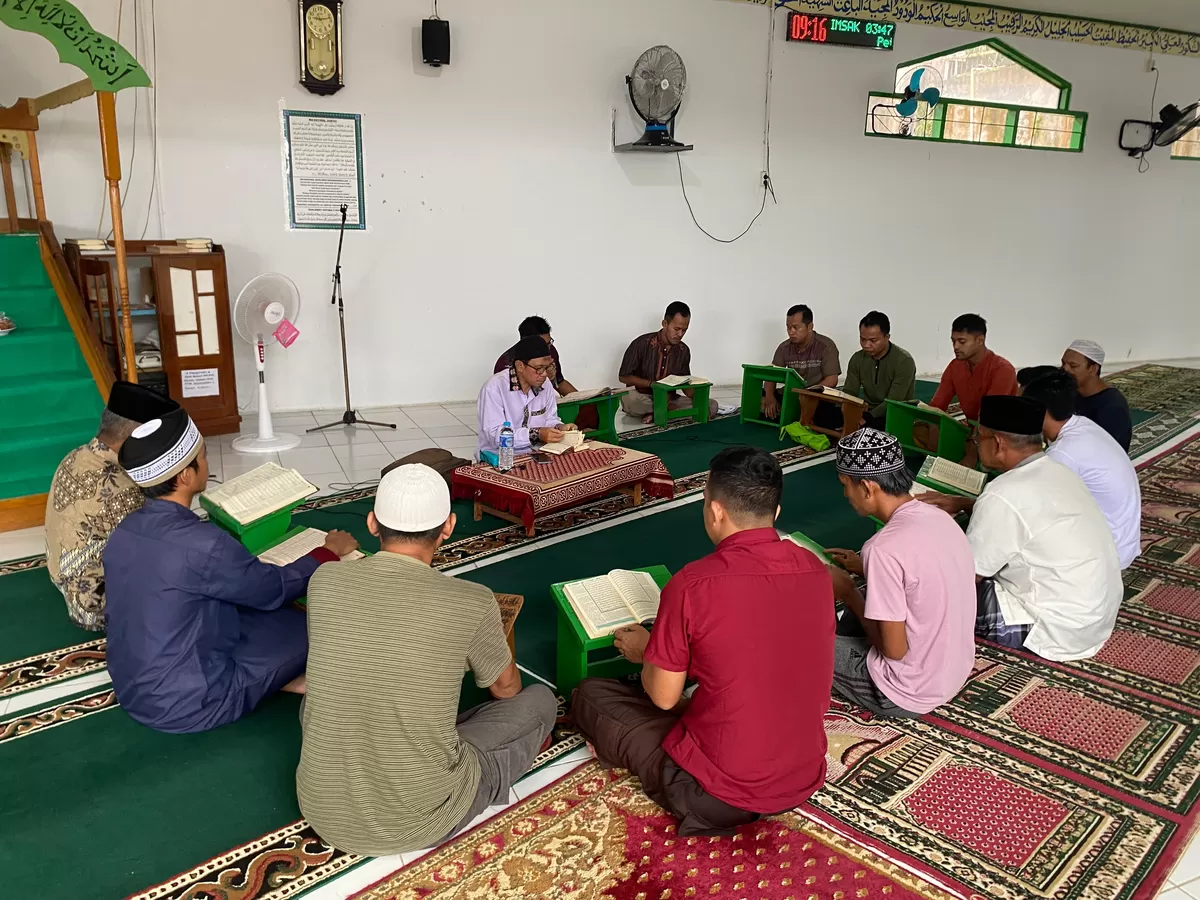 WBP Lapas Muara Teweh Saat Mengikuti Kegiatan Pengajian