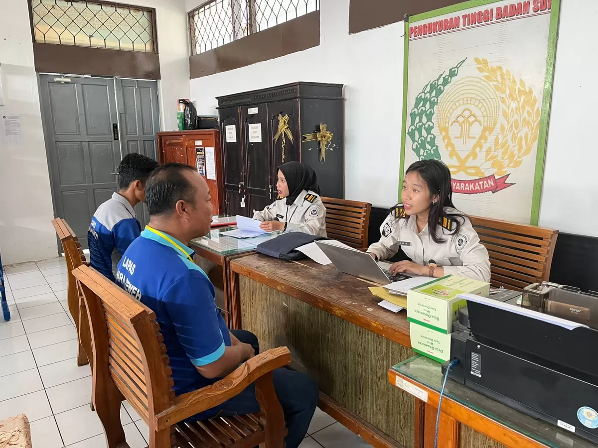 WBP Lapas Muara Teweh Saat Kegiatan Litmas