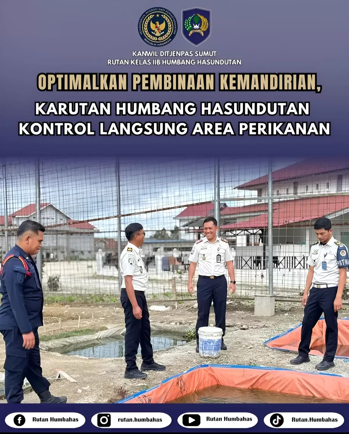 Karutan Humbang Hasundutan dan Jajaran Saat Kontrol Area Sektor Pembinaan