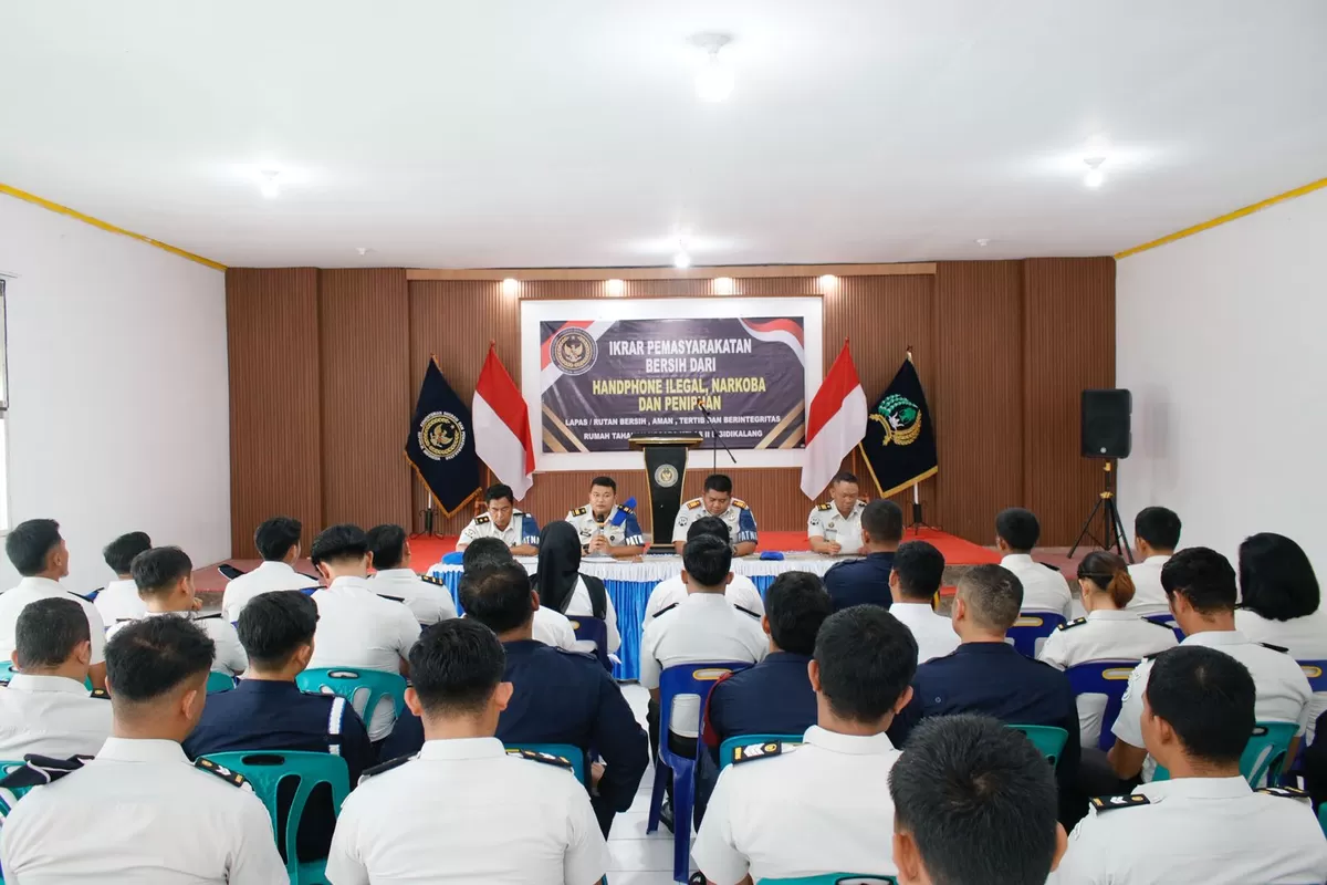 Karutan Sidikalang dan Jajaran Saat Rapat Dinas Pengamanan