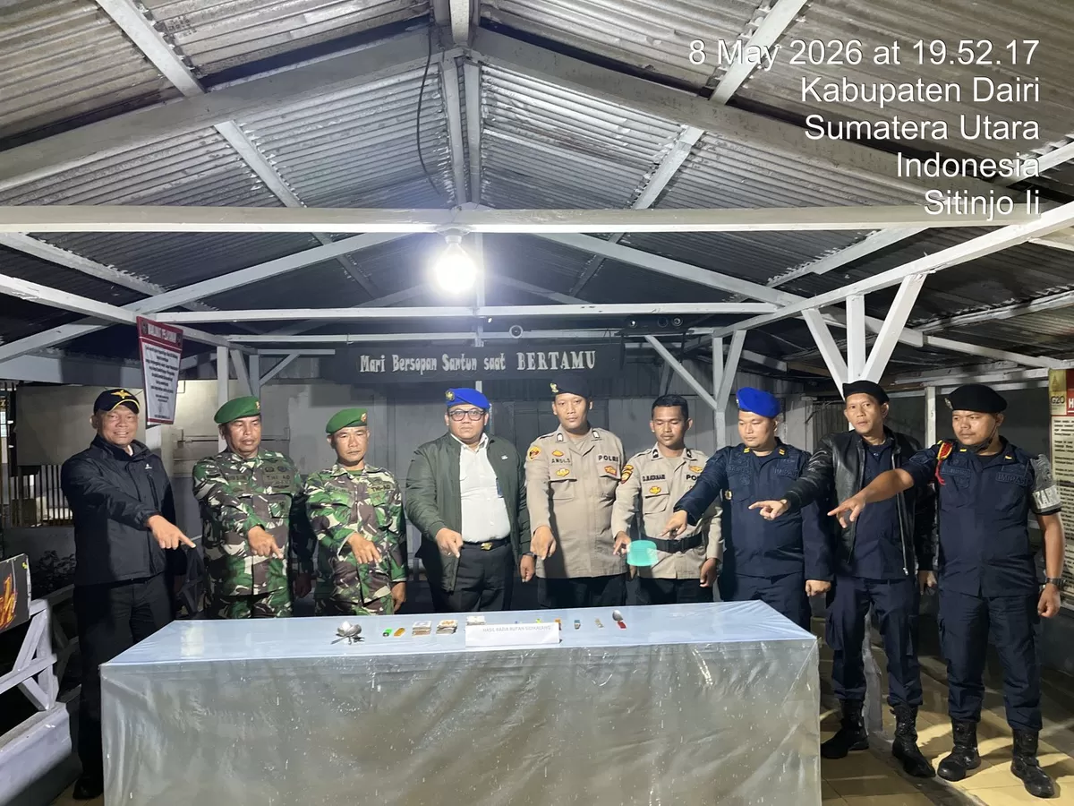 Karutan Rantau dan Jajaran Saat Razia Gabungan Bersama TNI-Polri