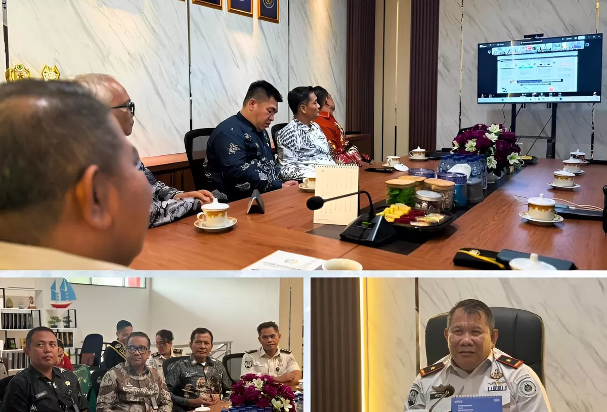 Kabapas Muara Teweh dan Jajaran Saat Mengikuti Pengarahan Dirjenpas