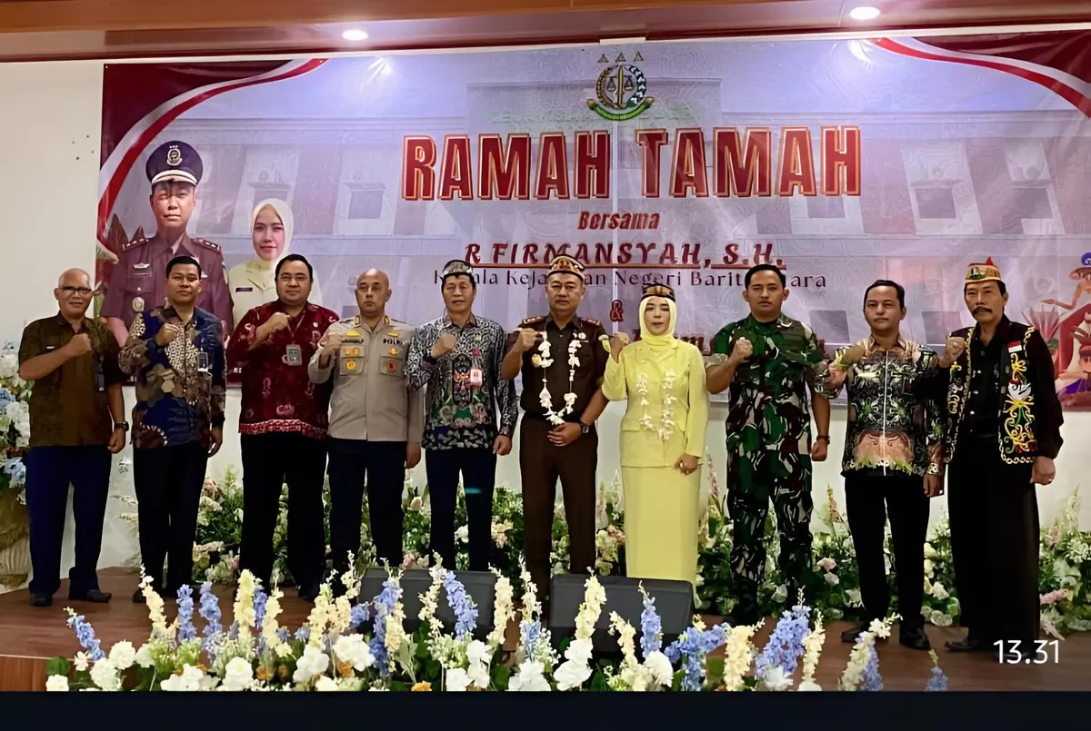 Perwakilan Bapas Muara Teweh Saat Penyambutan dan Ramah Tamah Kajari Barito Utara