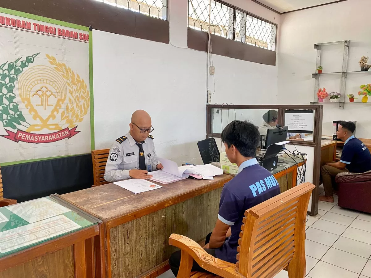 PK Bapas Muara Teweh Saat Kegiatan Litmas