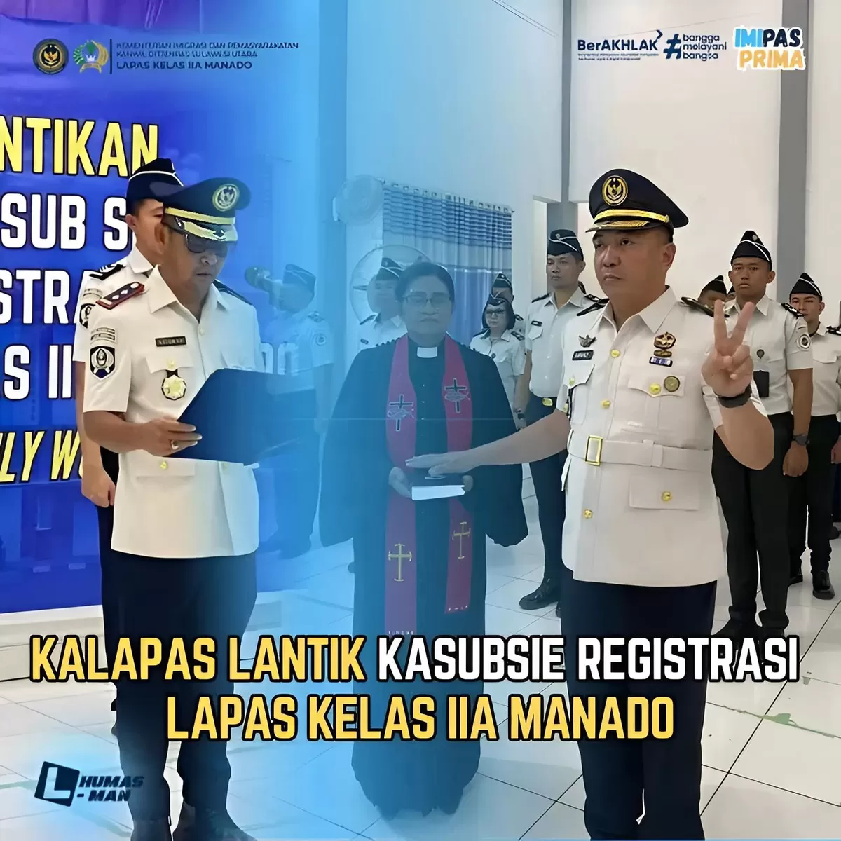 Kalapa Manado Saat Lantik Kasubsie Registrasi