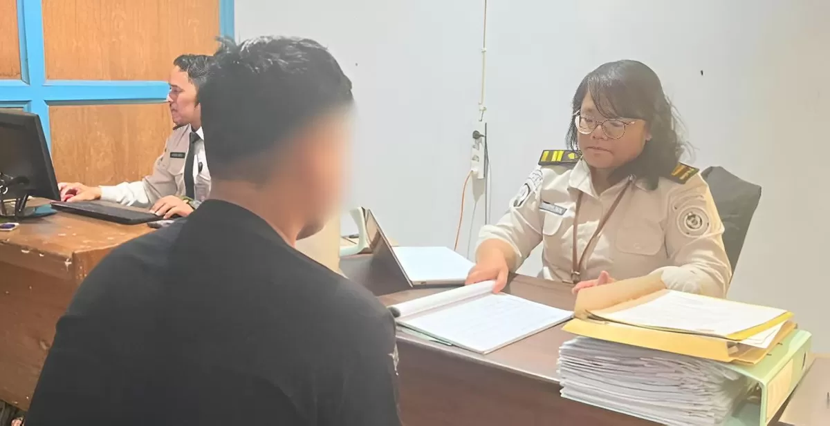 Petugas Bapas Muara Teweh Laksanakan Registrasi dan Pendampingan Diversi ABH