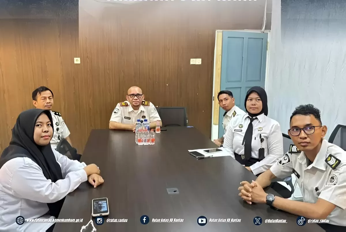 Karutan Rantau dan Jajaran Saat Kegiatan Monev Pelayanan Tahanan