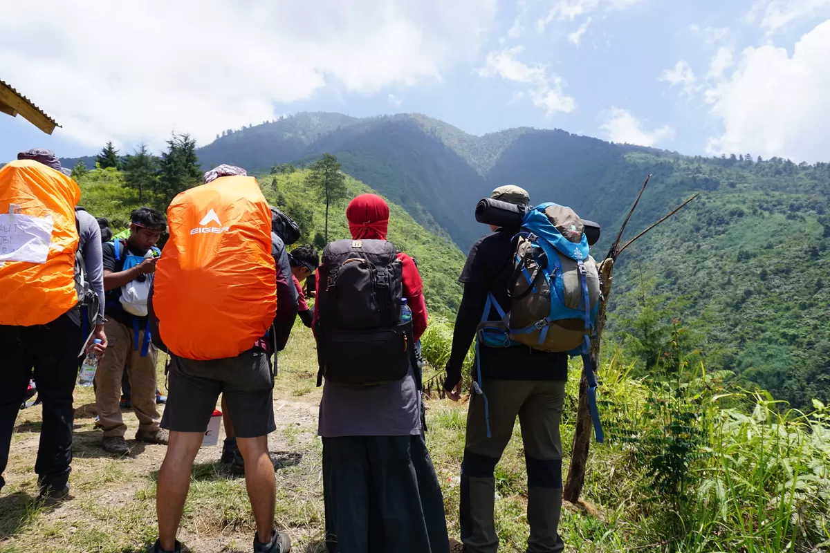 Para pendaki ketika Gunung Bismo (esp Nawacitapost)