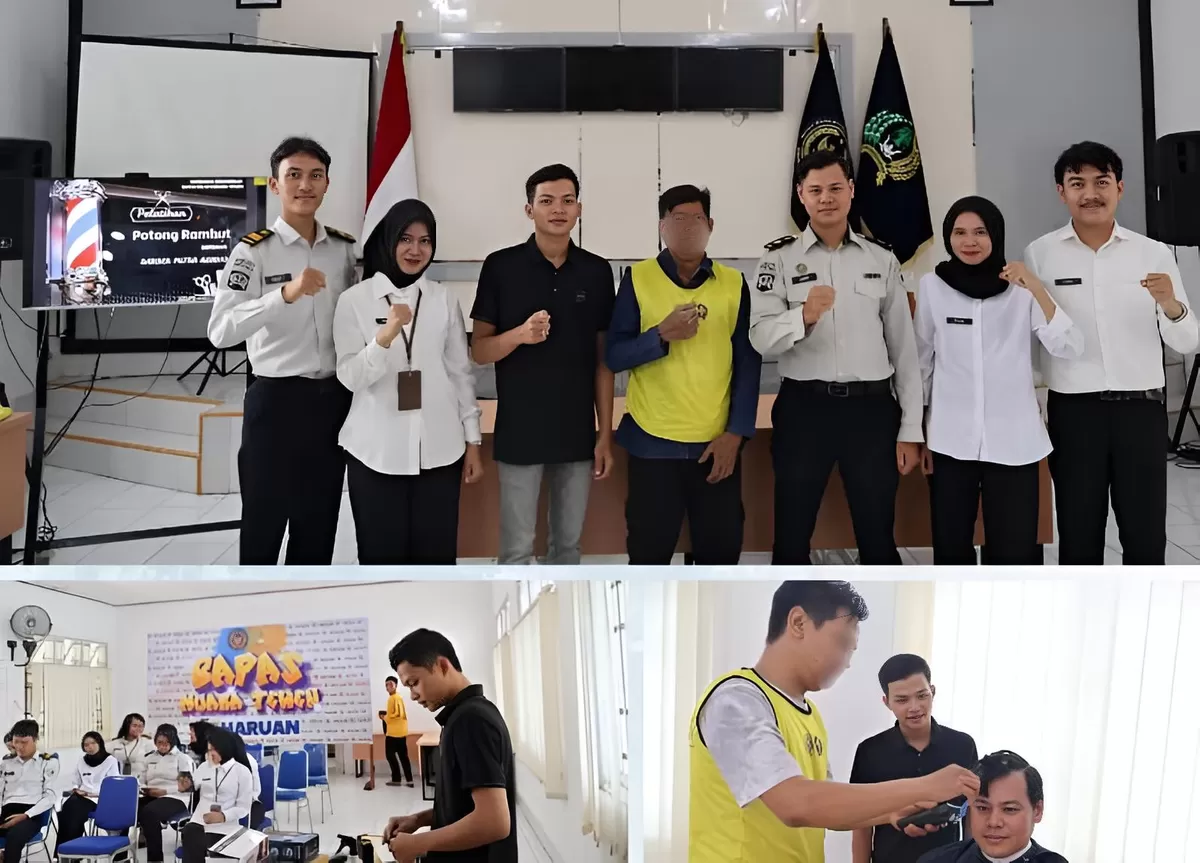 Klien Bapas Muara Teweh Saat Mengikuti Bimbingan Kemandirian