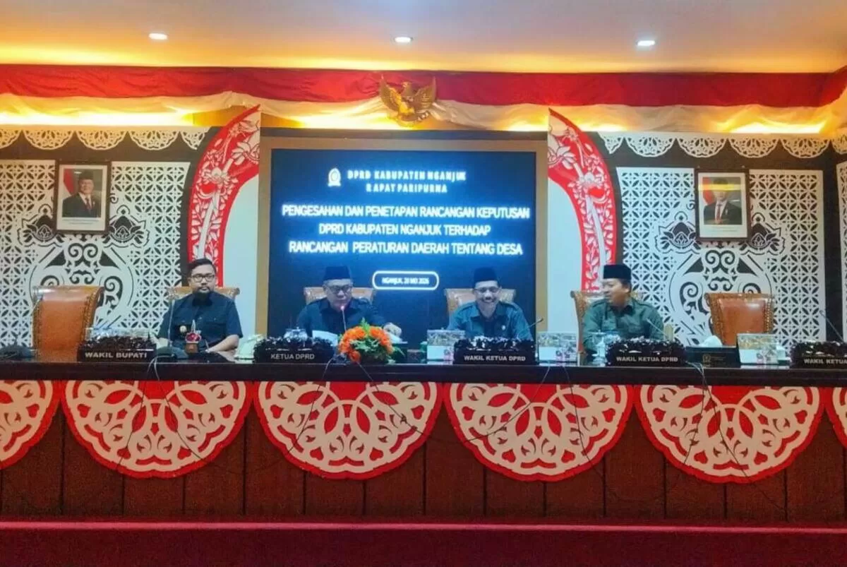Paripurna DPRD kabupaten Nganjuk, Jawa Timur  (Istimewa)