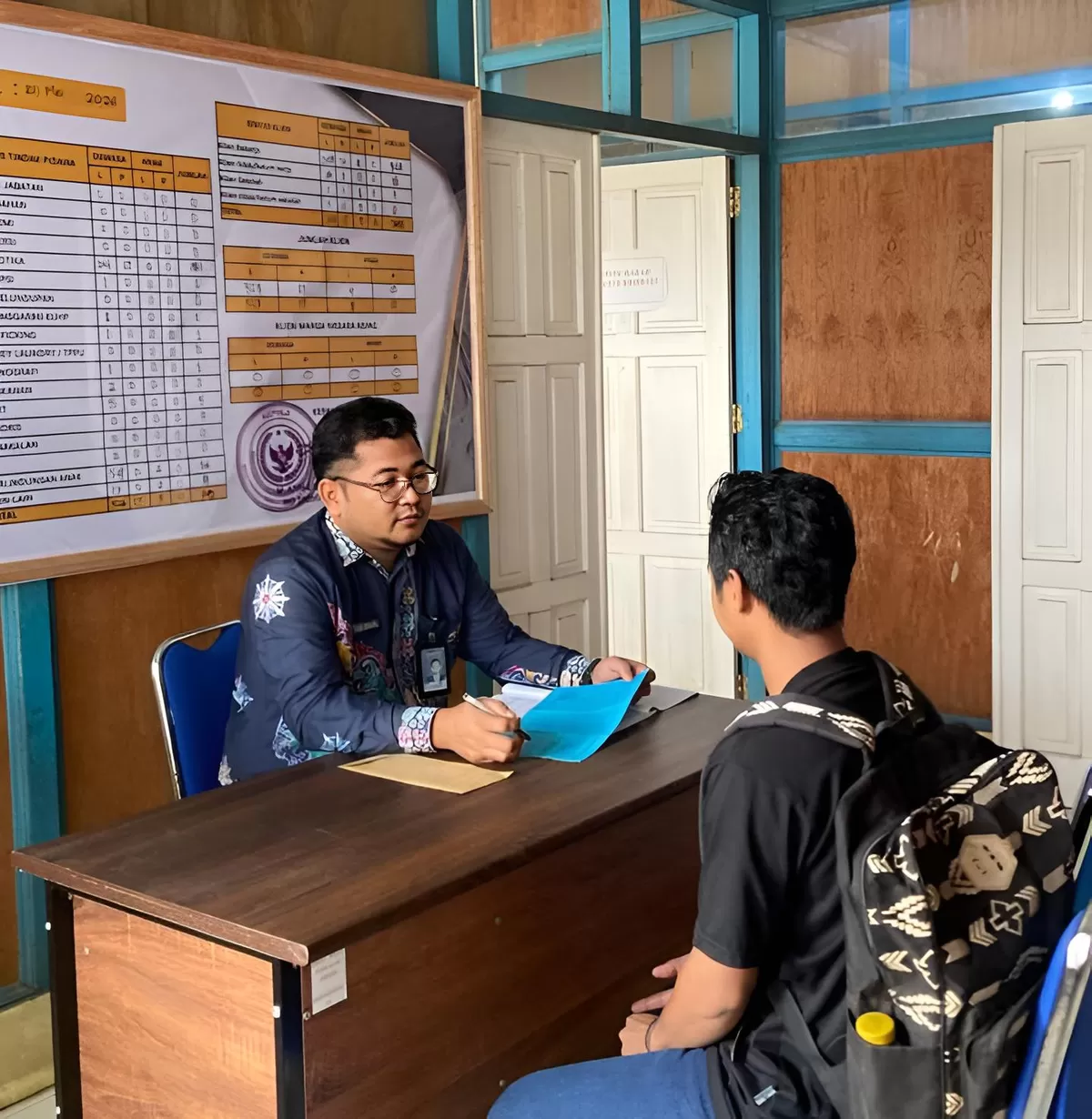 PK Bapas Muara Teweh Bersama Klien Wajib Lapor