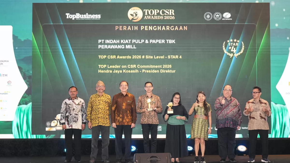 Perkuat Kontribusi Sosial dan Lingkungan, PT Indah Kiat Pulp & Paper, Tbk Perawang Mill dan Empat Unit Usaha APP Group lainnya Raih TOP CSR Awards 2026