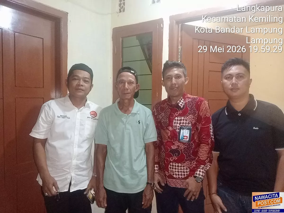 Tim Media Nawacita Indonesia ketika mendatangi rumah korban  (AMRULLOH Nawacita)