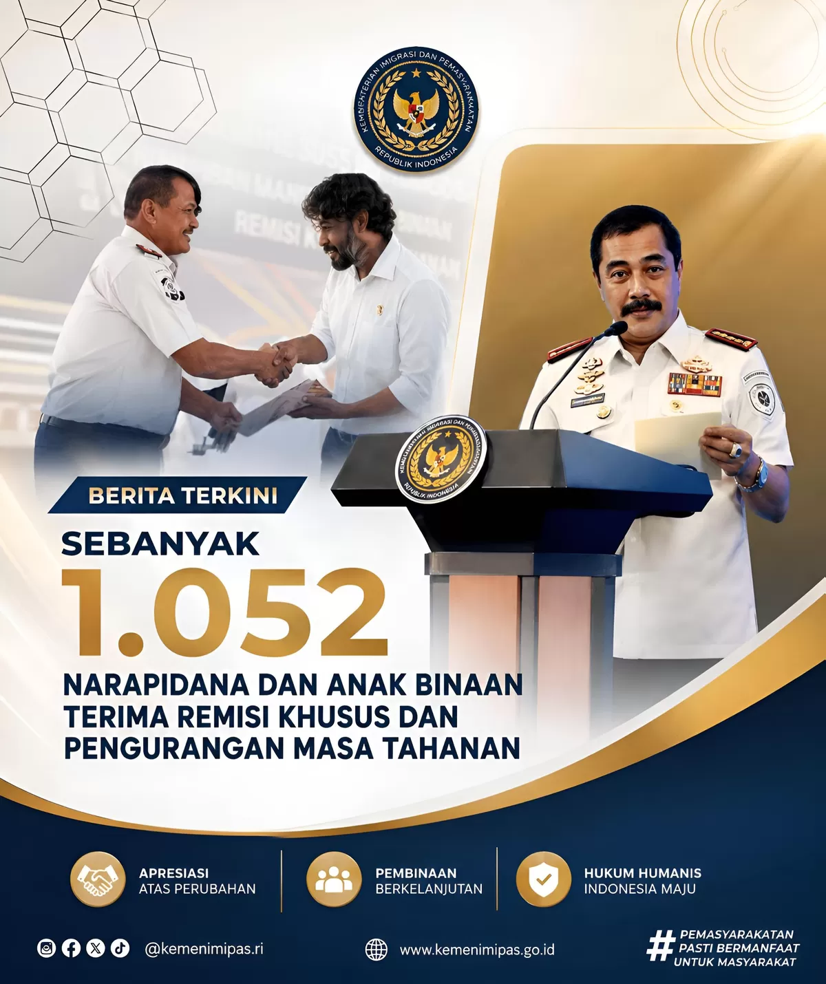 Menteri Imipas, Agus Adrianto.