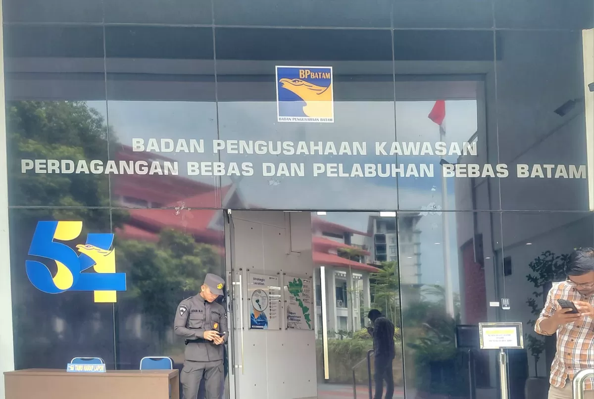 Tampak depan Gedung Badan Pengusahaan Kawasan Perdagangan Bebas dan Pelabuhan Bebas Batam (Bazo Nawacita)