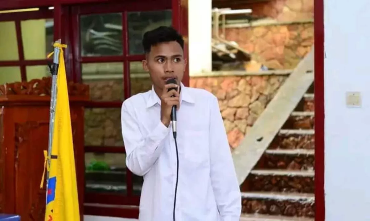 Iwantonius Miha Njurumana aktivis mahasiswa Jurusan Ilmu Politik (Istimewa)