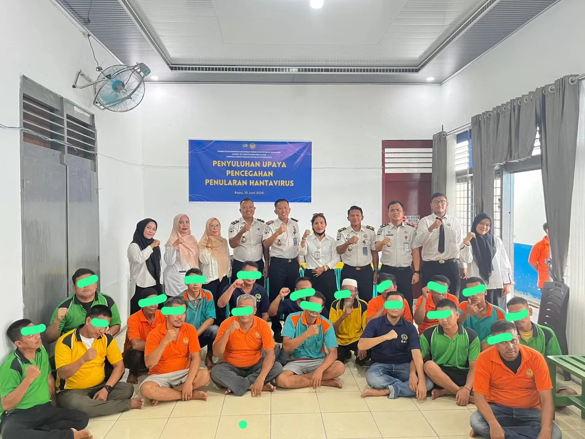 Kalapas Gunungtua dan Jajaran Bersama Warga Binaan