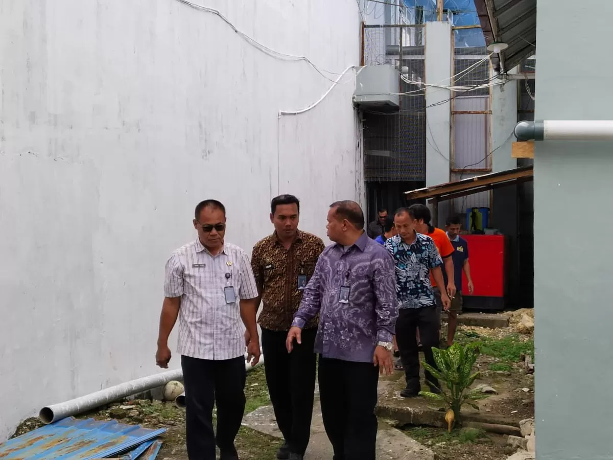 Kalapas Gunungsitoli dan Jajaran Saat Kontrol Keliling Area Brandgang