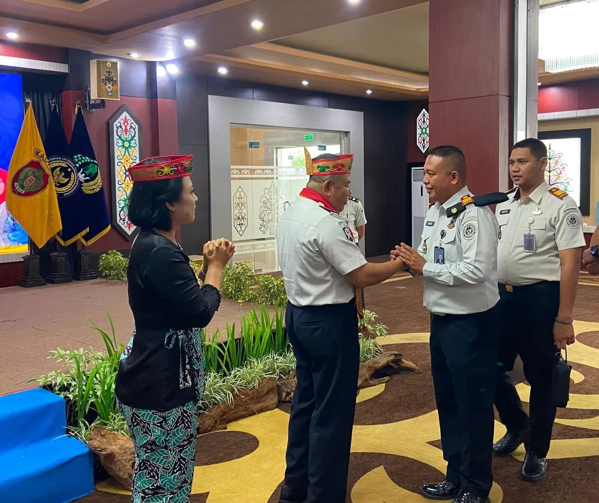 Kabapas Muara Teweh Saat Hadiri Pisah Sambut Kakanwil Ditjenpas Kalteng