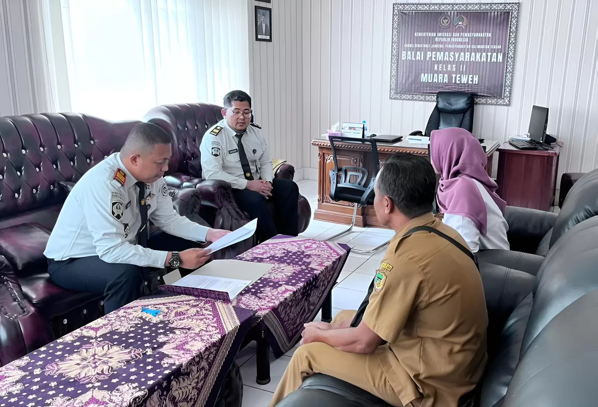 Kabapas Muara Teweh dan Jajaran Bersama Pihak Dinas Sosial
