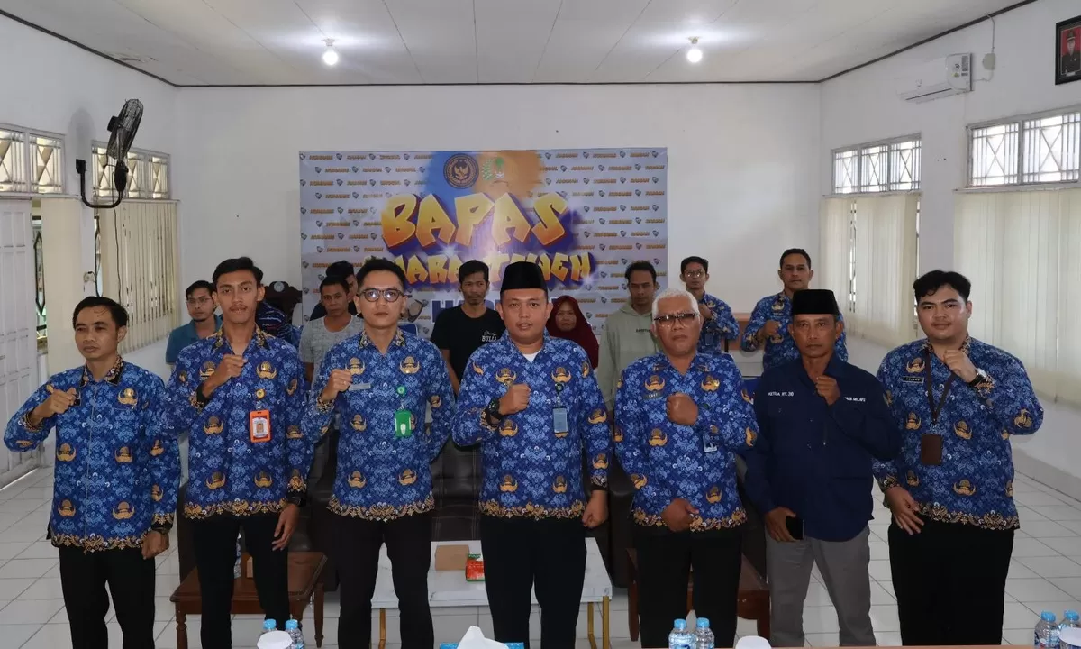 Kabapas Muara Teweh dan Jajaran Bersama Pelaksana Tugas Kelurahan Melayu