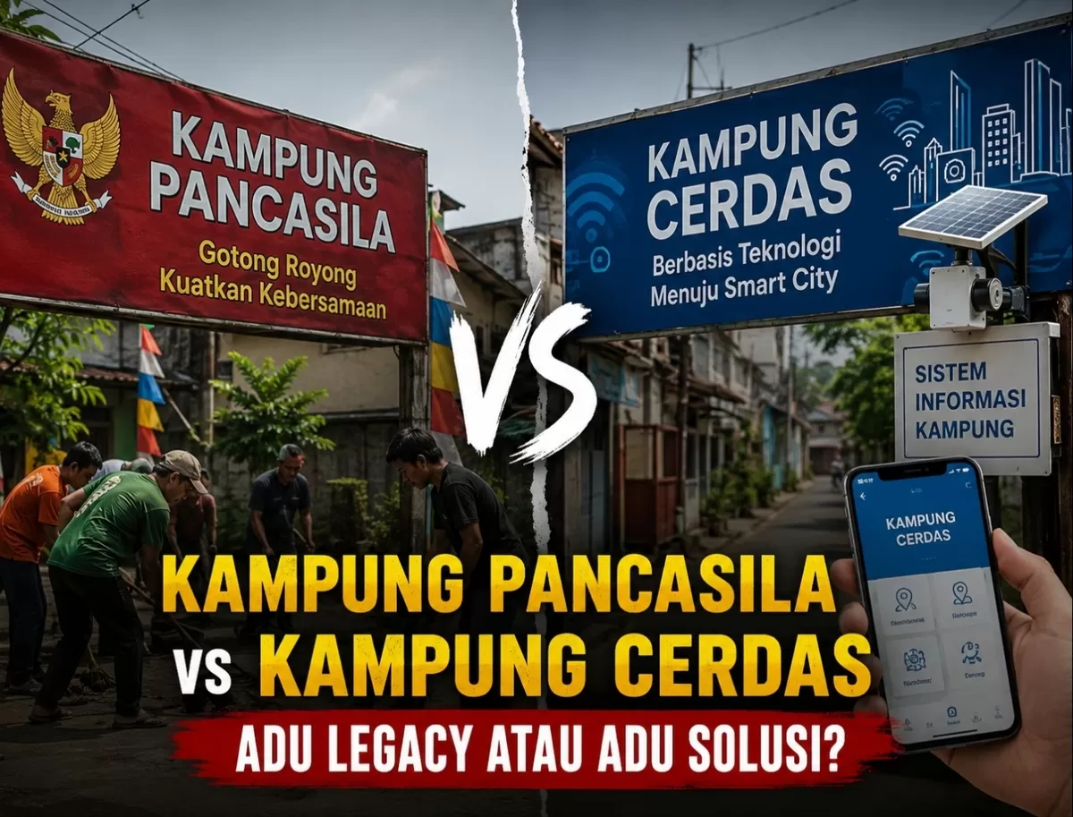 Gambar ilustrasi "Kampung Pancasila vs Kampung Cerdas, Adu Legacy atau Adu Solusi?"