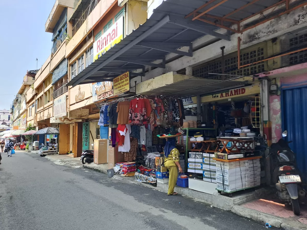 Kondisi toko yang sepi pembeli di Kota Bandar Lampung (Fitri Wulandari Nawacita)
