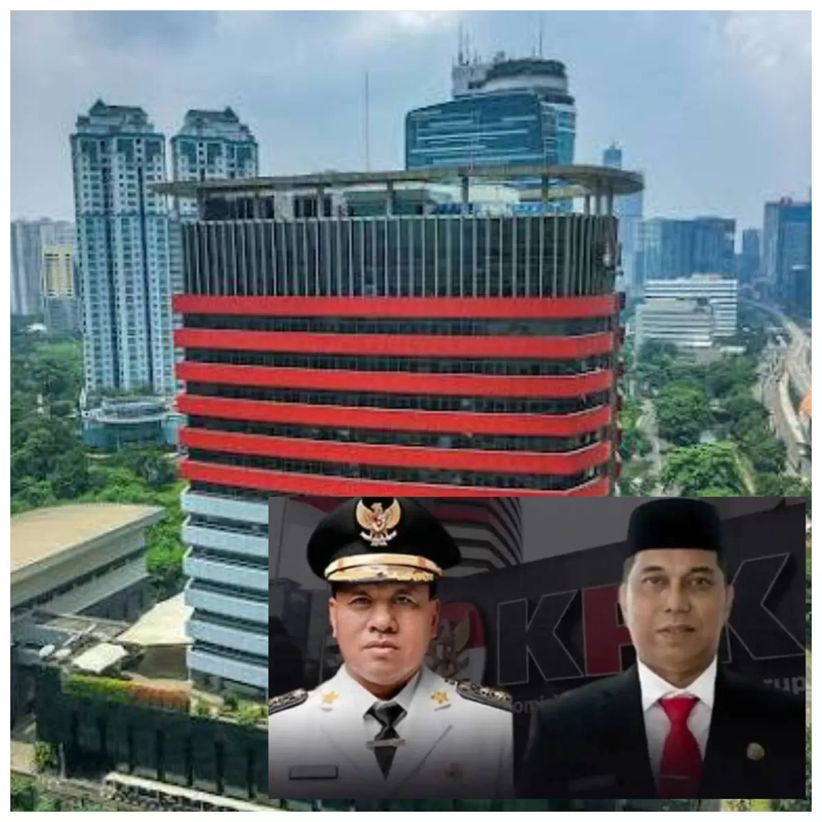 Foto Tersangka Bupati, Sekda, Kuansing  (Sumber Google )
